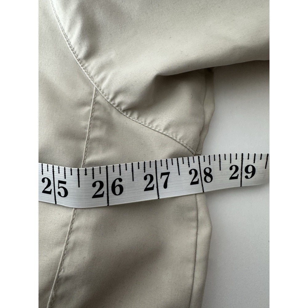 FootJoy Jacket Mens XL Beige Windbreaker 1/4 Snap Pullover Mock Neck Golf - Picture 5 of 10